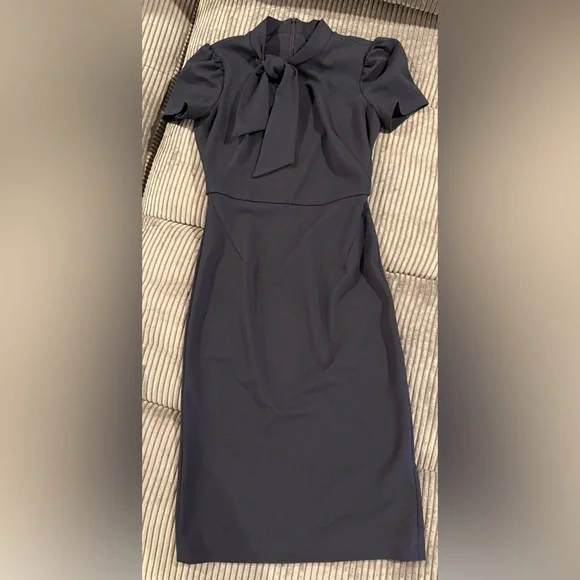 Maggy London Navy Blue Retro-style Dress - Picture 1 of 4